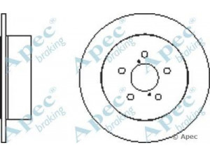 APEC braking DSK2698 stabdžių diskas 
 Stabdžių sistema -> Diskinis stabdys -> Stabdžių diskas
26700AG000, 26700AG001