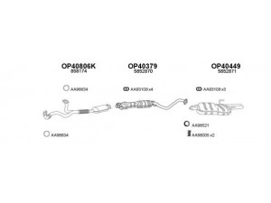 VENEPORTE 770065 išmetimo sistema 
 Išmetimo sistema -> Išmetimo sistema, visa