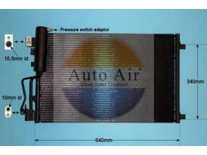 AUTO AIR GLOUCESTER 16-1434 kondensatorius, oro kondicionierius 
 Oro kondicionavimas -> Kondensatorius