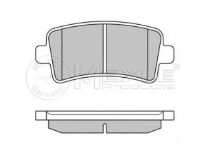 MEYLE 025 244 2116/W stabdžių trinkelių rinkinys, diskinis stabdys 
 Techninės priežiūros dalys -> Papildomas remontas
05 42 027, 16 05 103, 16 05 104