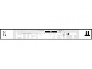 STANDARD OEF314 uždegimo laido komplektas 
 Kibirkšties / kaitinamasis uždegimas -> Uždegimo laidai/jungtys
B31-R18-140