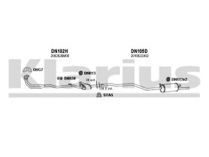 KLARIUS 270540U išmetimo sistema 
 Išmetimo sistema -> Išmetimo sistema, visa