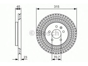 BOSCH 0 986 479 C46 stabdžių diskas 
 Stabdžių sistema -> Diskinis stabdys -> Stabdžių diskas
13502866, 13586855, 569 093, 13586855