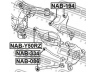 FEBEST NAB-334 valdymo svirties/išilginių svirčių įvorė 
 Ašies montavimas/vairavimo mechanizmas/ratai -> Valdymo svirtis/pasukamosios svirties sujungimas -> Montavimas/sutvirtinimas
55153-EG000, 551A0-EG000