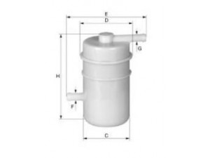 UNIFLUX FILTERS XB302 kuro filtras 
 Techninės priežiūros dalys -> Papildomas remontas
15410-80000, 15410-80000-000, 0411 5933