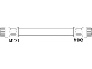 WOKING G1922.02 stabdžių žarnelė 
 Stabdžių sistema -> Stabdžių žarnelės
480640, 6025307607, 7704003957