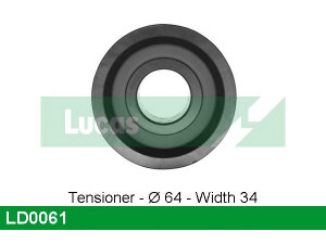 LUCAS ENGINE DRIVE LD0061 įtempiklio skriemulys, paskirstymo diržas