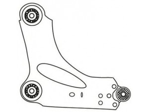 FRAP 2268 vikšro valdymo svirtis 
 Ašies montavimas/vairavimo mechanizmas/ratai -> Valdymo svirtis/pasukamosios svirties sujungimas -> Vairo trauklės (valdymo svirtis, išilginis balansyras, diago
54502-00QAB, 4408959, 91166461