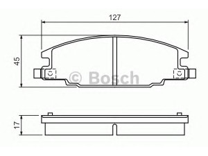 BOSCH 0 986 460 960 stabdžių trinkelių rinkinys, diskinis stabdys 
 Techninės priežiūros dalys -> Papildomas remontas
8-94461-155-0, 8-94483-220-0, 8-94483-220-1