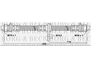 BORG & BECK BBH6194 stabdžių žarnelė 
 Stabdžių sistema -> Stabdžių žarnelės
01466SE0020, 46430-SE0-003, 46430SE0003