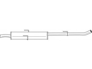 AKS DASIS SG20466 vidurinis duslintuvas