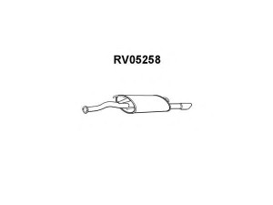 VENEPORTE RV05258 galinis duslintuvas 
 Išmetimo sistema -> Duslintuvas
GEX333761, WCG103460, WCG103461