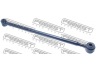 FEBEST 0125-1SV40 vikšro valdymo svirtis 
 Ašies montavimas/vairavimo mechanizmas/ratai -> Valdymo svirtis/pasukamosios svirties sujungimas -> Vairo trauklės (valdymo svirtis, išilginis balansyras, diago
48710-32070