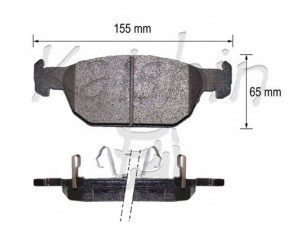 KAISHIN D5165 stabdžių trinkelių rinkinys, diskinis stabdys 
 Techninės priežiūros dalys -> Papildomas remontas
45022TL1G01