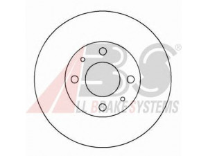 A.B.S. 15049 stabdžių diskas 
 Stabdžių sistema -> Diskinis stabdys -> Stabdžių diskas
0060801755, 164202610001, 60801755