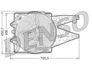 DENSO DER01021 ventiliatorius, radiatoriaus 
 Aušinimo sistema -> Oro aušinimas
51817559, 51817559