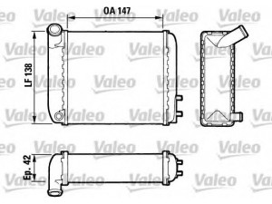 VALEO 882643 šilumokaitis, salono šildymas 
 Šildymas / vėdinimas -> Šilumokaitis
7701014934