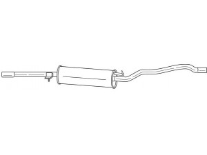 AKS DASIS SG26434 vidurinis duslintuvas