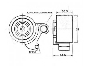 IPS Parts ITB-6212 įtempiklis, paskirstymo diržas
13505-62010, 13505-62031, 13505-62050