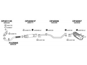 VENEPORTE 400533 išmetimo sistema 
 Išmetimo sistema -> Išmetimo sistema, visa