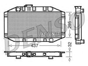 DENSO DRM10011 radiatorius, variklio aušinimas 
 Aušinimo sistema -> Radiatorius/alyvos aušintuvas -> Radiatorius/dalys
3034E8005A
