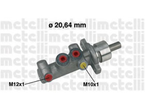 METELLI 05-0416 pagrindinis cilindras, stabdžiai 
 Stabdžių sistema -> Pagrindinis stabdžių cilindras
77 01 205 737, 77 01 205 742, 77 01 205 742