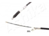 ASHIKA 131-02-221 trosas, stovėjimo stabdys 
 Stabdžių sistema -> Valdymo svirtys/trosai
46430-12400