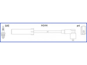 HITACHI 134516 uždegimo laido komplektas 
 Kibirkšties / kaitinamasis uždegimas -> Uždegimo laidai/jungtys
7700273826