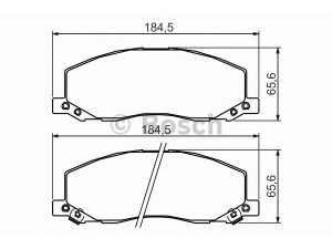 BOSCH 0 986 494 298 stabdžių trinkelių rinkinys, diskinis stabdys 
 Techninės priežiūros dalys -> Papildomas remontas
13237752, 1605202, 13237752