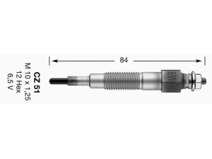 NGK 3209 kaitinimo žvakė 
 Kibirkšties / kaitinamasis uždegimas -> Kaitinimo kaištis
11065-V7203, 11065-V7203