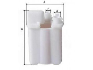 UNIFLUX FILTERS XB346 kuro filtras 
 Techninės priežiūros dalys -> Papildomas remontas
31910-2H000, 31910-2H000, HF-627