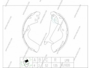 NPS H350I04 stabdžių trinkelių komplektas 
 Techninės priežiūros dalys -> Papildomas remontas
58305-4AA00, 58305-4AA10