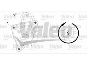 VALEO 455551 starteris 
 Elektros įranga -> Starterio sistema -> Starteris
JM001A74491, 7700759861, 7700862838