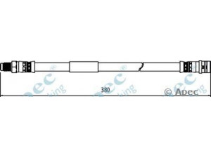 APEC braking HOS4034 stabdžių žarnelė 
 Stabdžių sistema -> Stabdžių žarnelės
2124200448