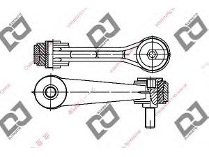 DJ PARTS DL1168 šarnyro stabilizatorius 
 Ašies montavimas/vairavimo mechanizmas/ratai -> Stabilizatorius/fiksatoriai -> Savaime išsilyginanti atrama
1J0411315, 1J0411315B, 1J0411315G