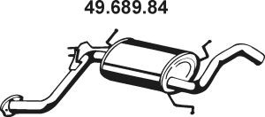 EBERSPÄCHER 49.689.84 galinis duslintuvas 
 Išmetimo sistema -> Duslintuvas
E525-40-100F, E526-40-100F