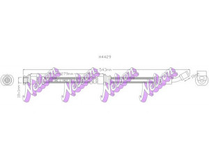 Brovex-Nelson H4429 stabdžių žarnelė 
 Stabdžių sistema -> Stabdžių žarnelės
462107B000, 462109C007, 462109C008