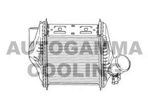 AUTOGAMMA 105242 tarpinis suslėgto oro aušintuvas, kompresorius
4515010201, 4515010401