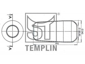ST-TEMPLIN 04.060.6006.400 dėklas, pneumatinė pakaba
1622 116, 6797 169