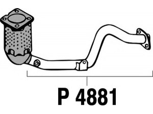 FENNO P4881 išleidimo kolektorius 
 Išmetimo sistema -> Išmetimo vamzdžiai
repair pipe