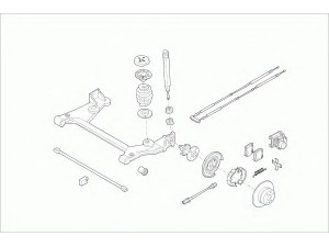 SACHS OPEL-ASTRA-RS019 vairavimo mechanizmas; rato pakaba 
 Ašies montavimas/vairavimo mechanizmas/ratai -> Prekių paieška pagal schemą