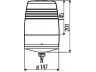 HELLA 2RL 008 990-021 besisukantis švyturėlis