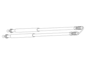 KAWE FA02248 trosas, stovėjimo stabdys 
 Stabdžių sistema -> Valdymo svirtys/trosai
4745W5, 1329845080, 1339394080