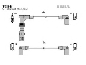 TESLA T089B uždegimo laido komplektas 
 Kibirkšties / kaitinamasis uždegimas -> Uždegimo laidai/jungtys
037905409B, N10052906