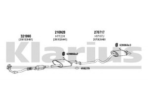 KLARIUS 450083E išmetimo sistema
