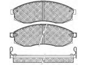 BSF 10956 stabdžių trinkelių rinkinys, diskinis stabdys 
 Techninės priežiūros dalys -> Papildomas remontas
MR527550, 4106017U90, 410601E090