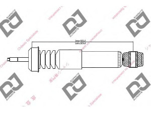 DJ PARTS DS1411GT amortizatorius 
 Pakaba -> Amortizatorius
7700426693