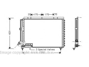 AVA QUALITY COOLING VO5079 kondensatorius, oro kondicionierius