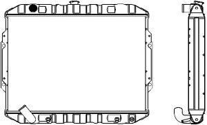 SAKURA  Automotive 1221-0303 radiatorius, variklio aušinimas