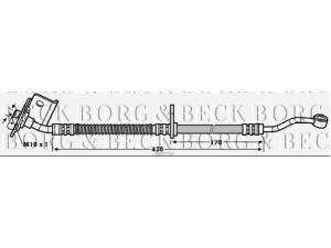 BORG & BECK BBH7759 stabdžių žarnelė 
 Stabdžių sistema -> Stabdžių žarnelės
58732-1E000